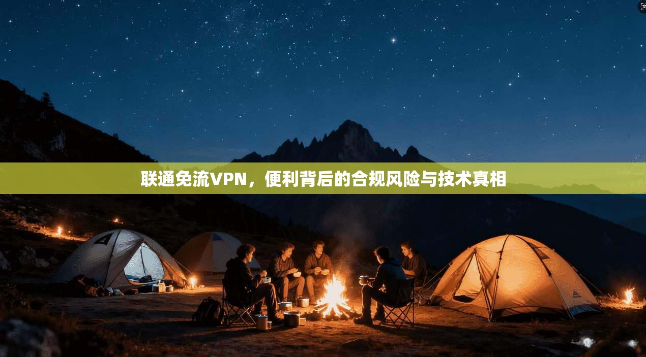 联通免流VPN，便利背后的合规风险与技术真相