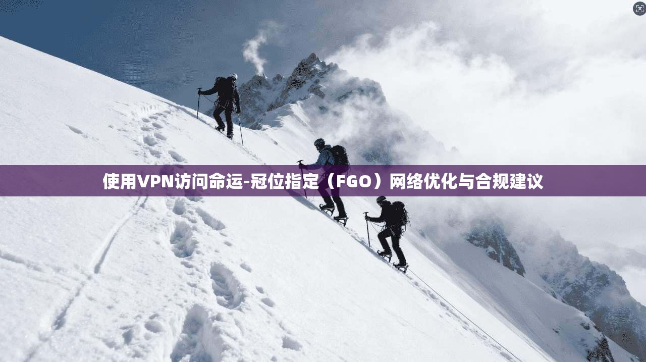 使用VPN访问命运-冠位指定（FGO）网络优化与合规建议