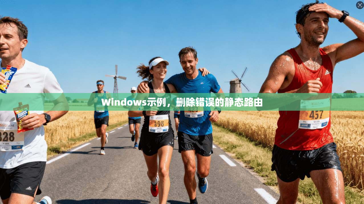 Windows示例,删除错误的静态路由