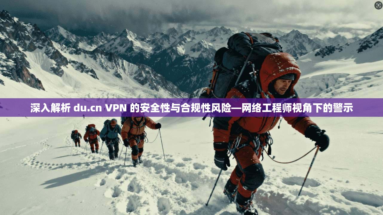 深入解析 du.cn VPN 的安全性与合规性风险—网络工程师视角下的警示