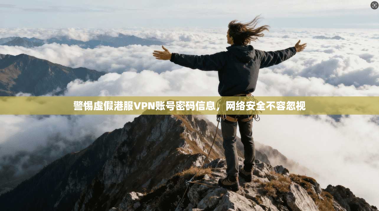 警惕虚假港服VPN账号密码信息，网络安全不容忽视