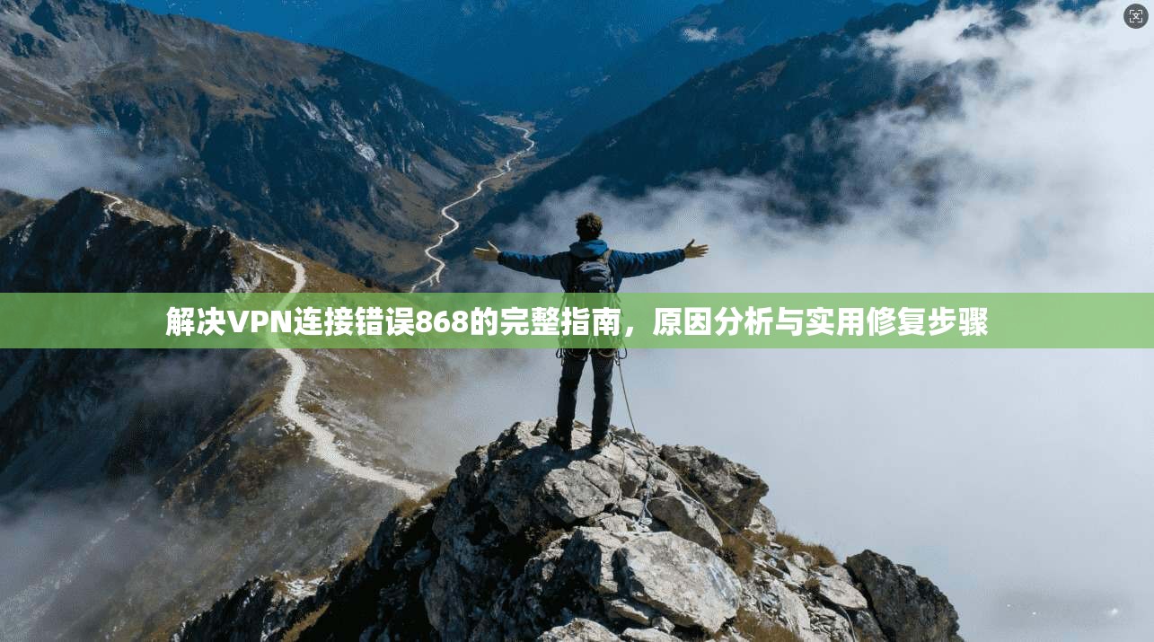 解决VPN连接错误868的完整指南，原因分析与实用修复步骤