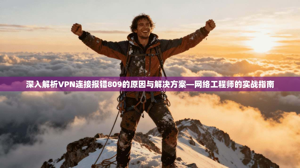 深入解析VPN连接报错809的原因与解决方案—网络工程师的实战指南