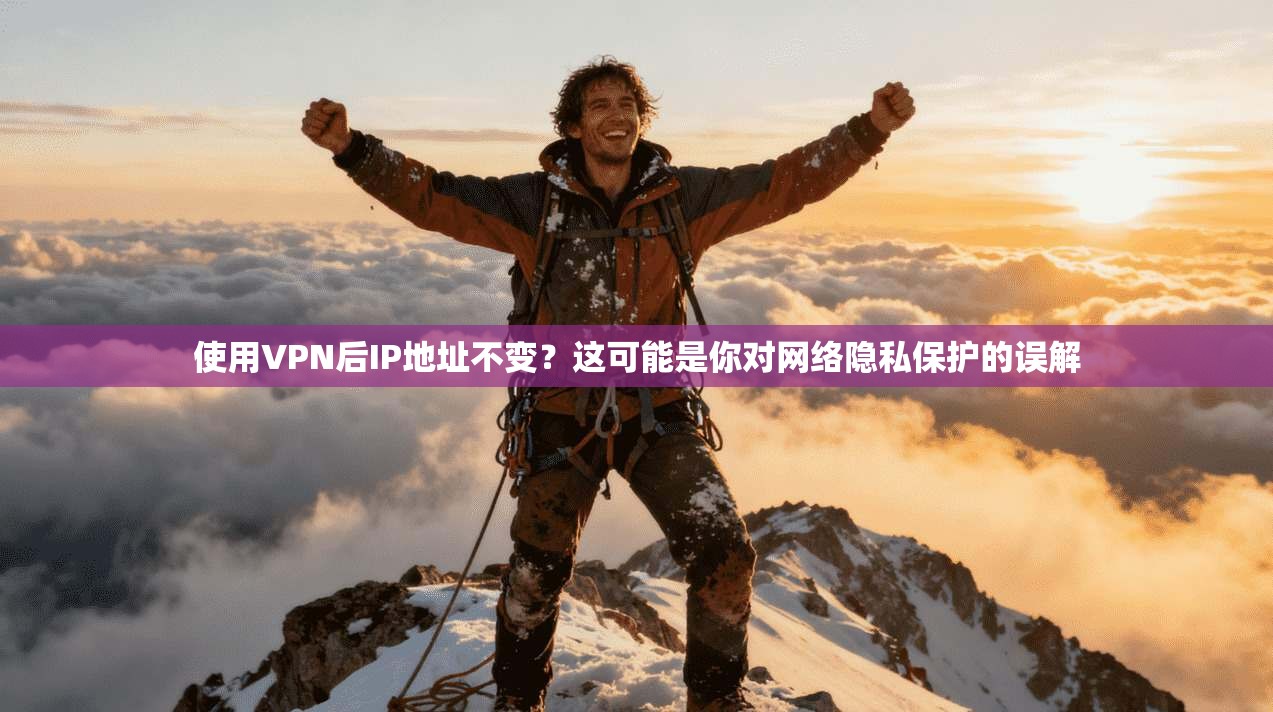 使用VPN后IP地址不变？这可能是你对网络隐私保护的误解