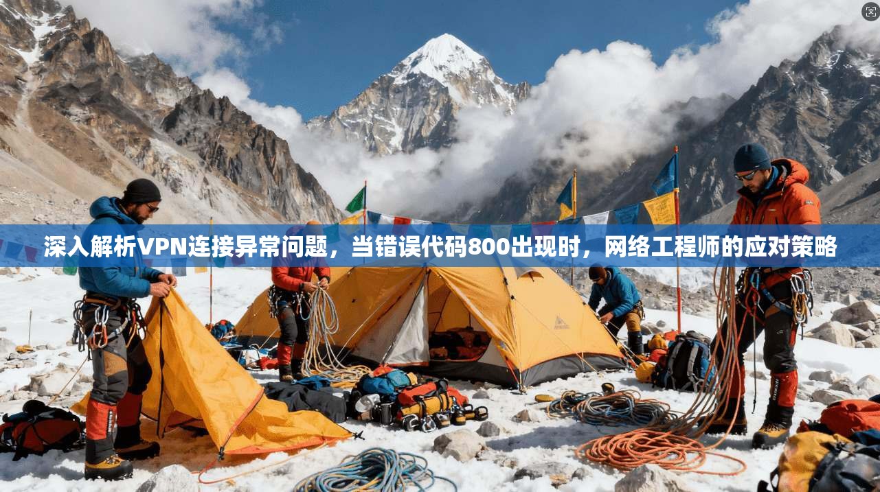 深入解析VPN连接异常问题，当错误代码800出现时，网络工程师的应对策略