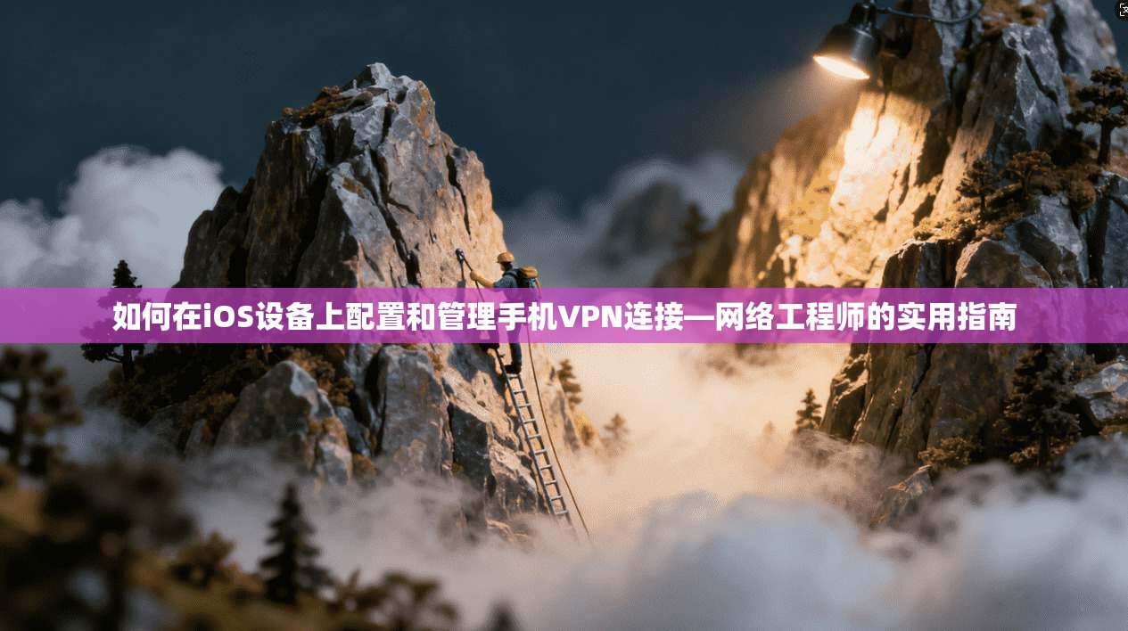 如何在iOS设备上配置和管理手机VPN连接—网络工程师的实用指南