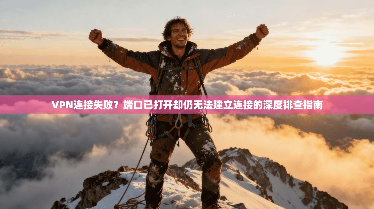 VPN连接失败？端口已打开却仍无法建立连接的深度排查指南