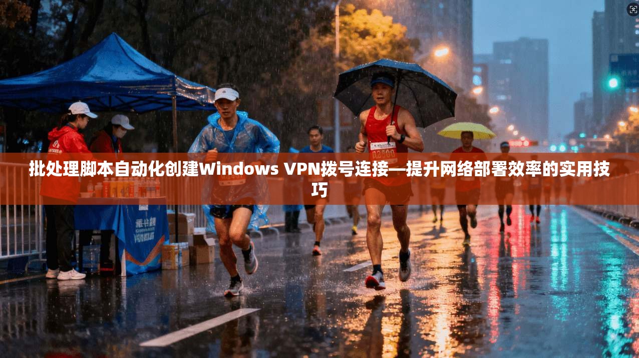 批处理脚本自动化创建Windows VPN拨号连接—提升网络部署效率的实用技巧