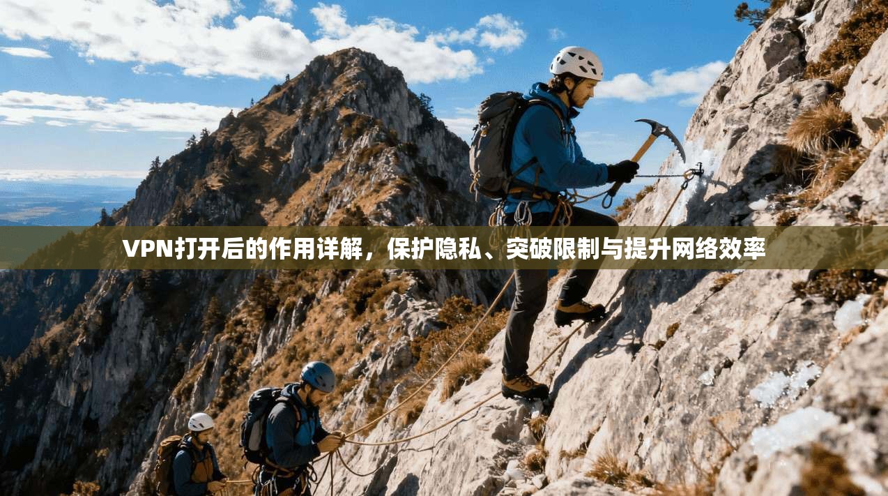 VPN打开后的作用详解，保护隐私、突破限制与提升网络效率