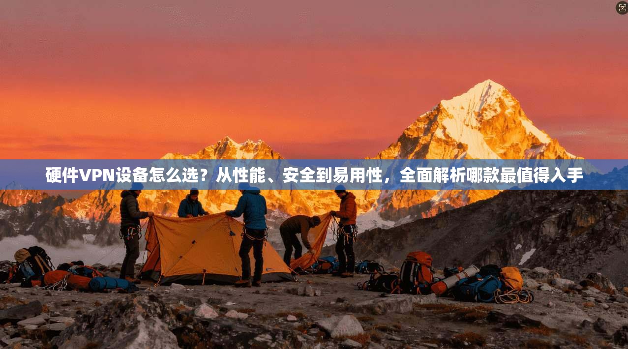 硬件VPN设备怎么选？从性能、安全到易用性，全面解析哪款最值得入手