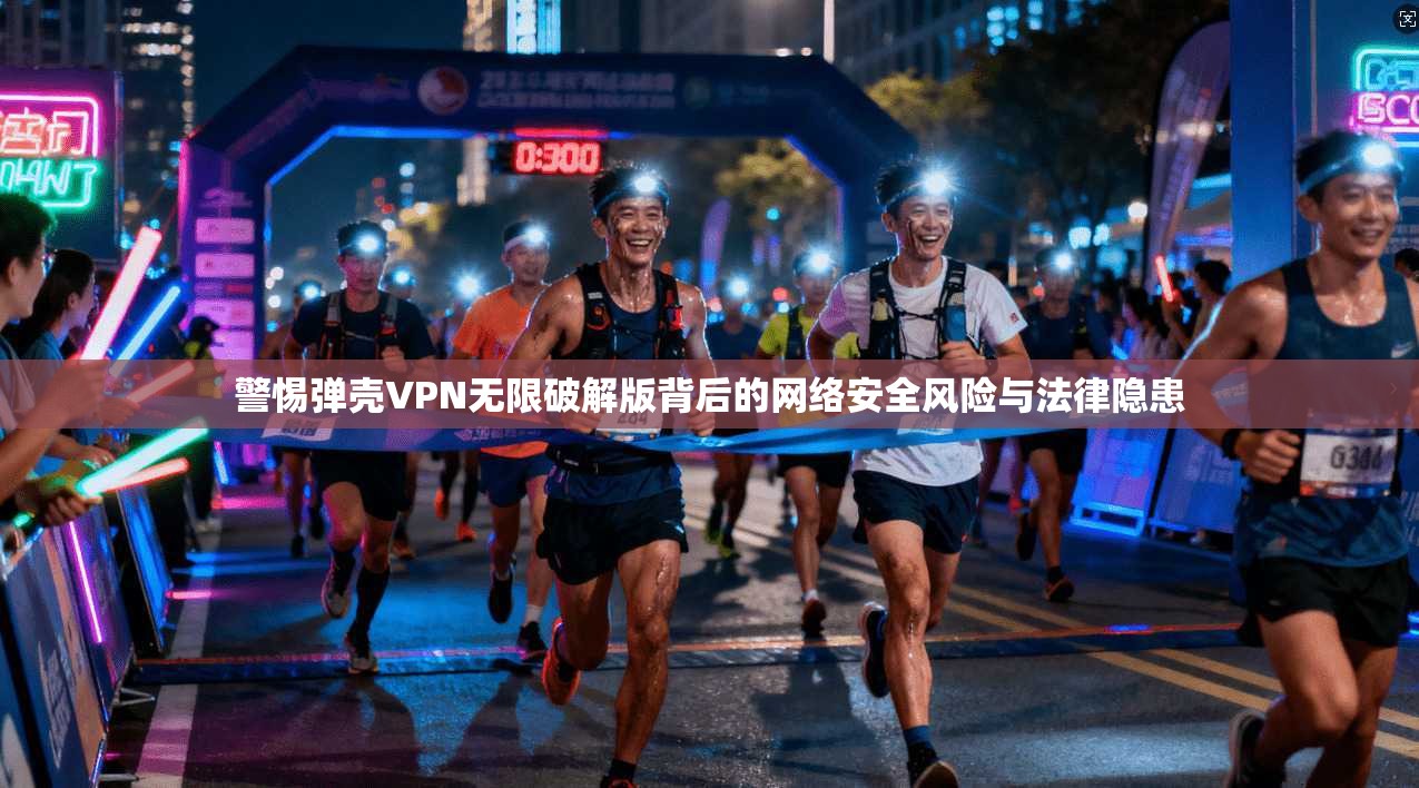 警惕弹壳VPN无限破解版背后的网络安全风险与法律隐患