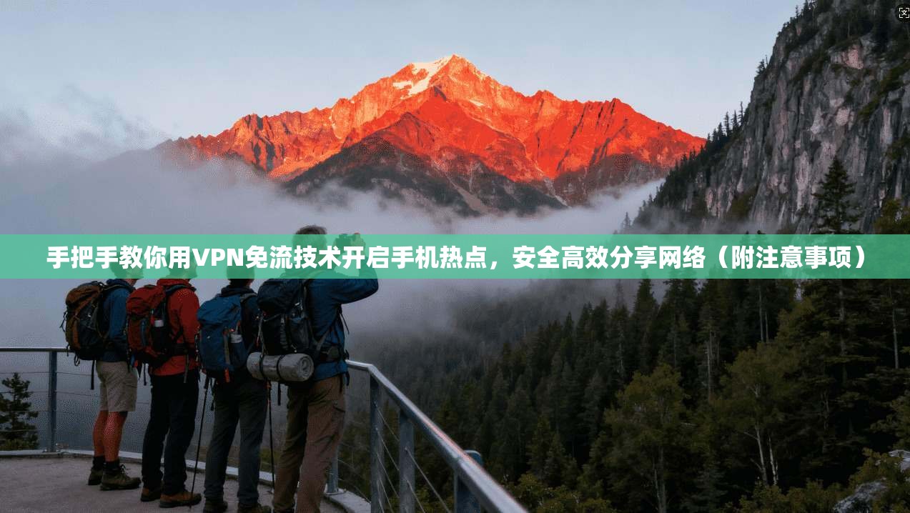 手把手教你用VPN免流技术开启手机热点，安全高效分享网络（附注意事项）
