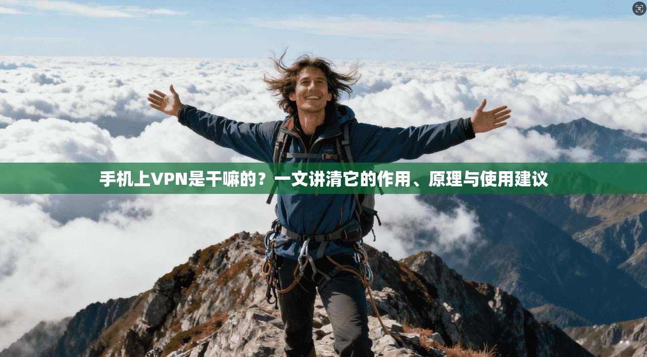 手机上VPN是干嘛的？一文讲清它的作用、原理与使用建议