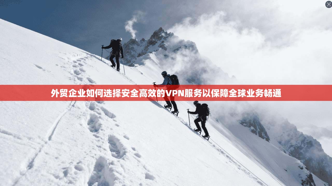 外贸企业如何选择安全高效的VPN服务以保障全球业务畅通