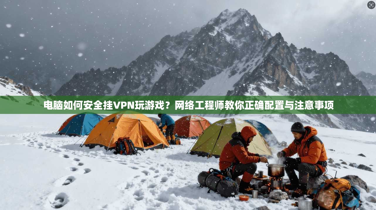 电脑如何安全挂VPN玩游戏？网络工程师教你正确配置与注意事项