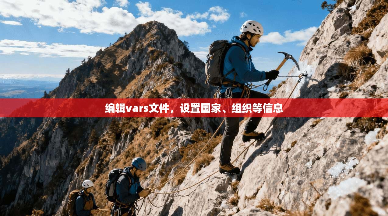 编辑vars文件，设置国家、组织等信息
