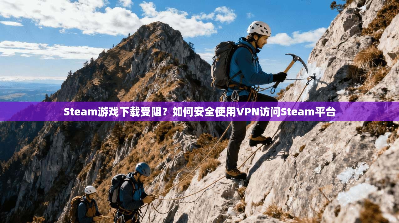 Steam游戏下载受阻？如何安全使用VPN访问Steam平台